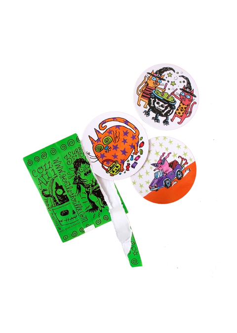 Mystery Halloween Sticker Pack