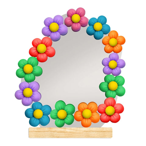 Creative Creator Diy Flower Mirror Kit - Classic Rainbow