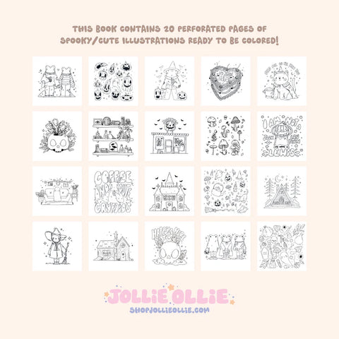 Spooky Little Things Coloring Book