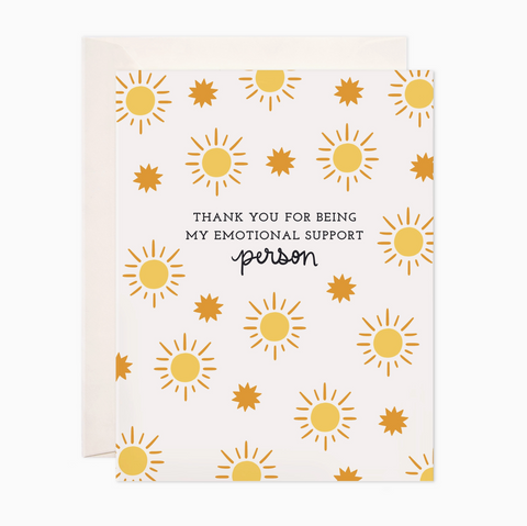 Emotional Support Person Card