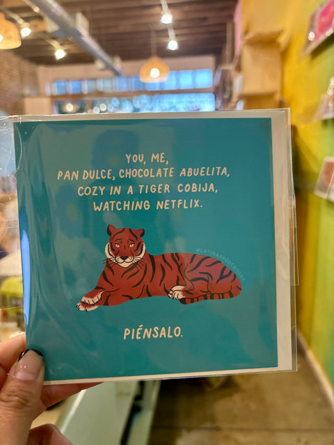 Piénsalo Greeting Card