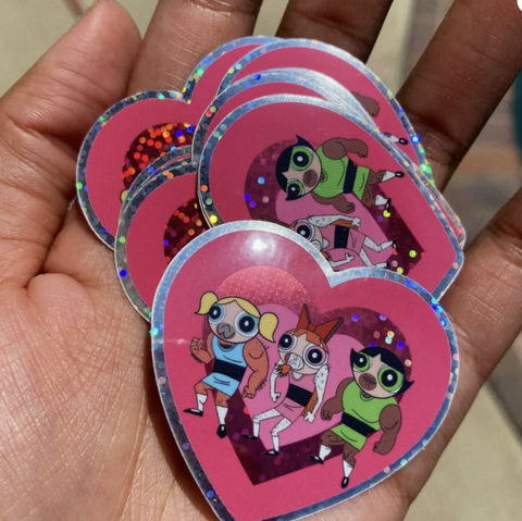Power Bluff Girls Sticker