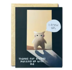 I Frew Up Mother's Day Blank Greeting Card