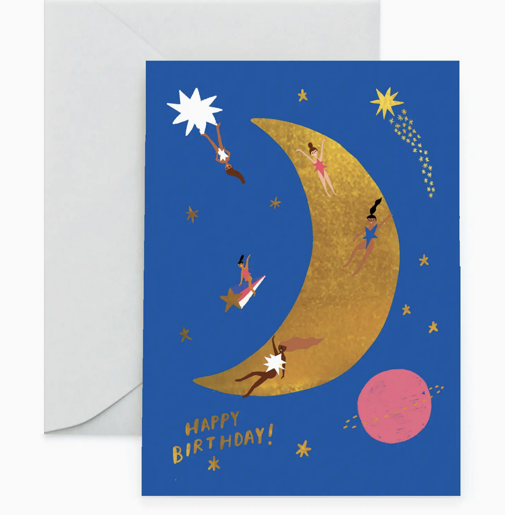 Moon Landing - Birthday Card