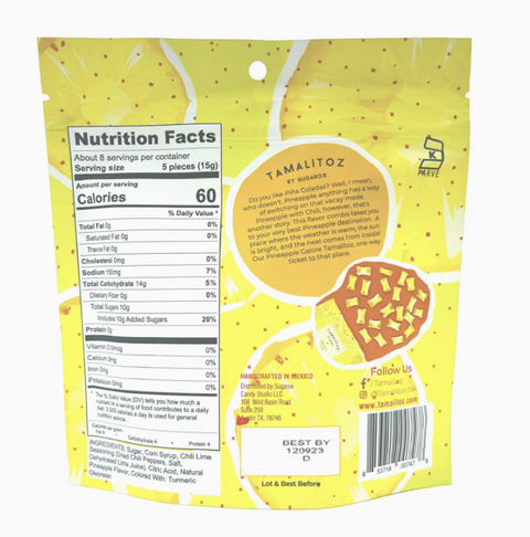 Pineapple Galore Tamalitoz Candy 12CT