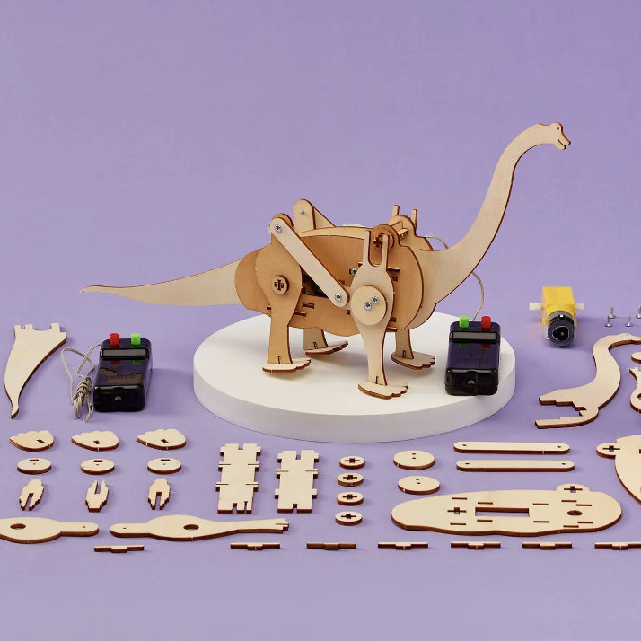 Createkit - Dinosaur Robot Brachiosaurus, Stem Toy, Diy Kit