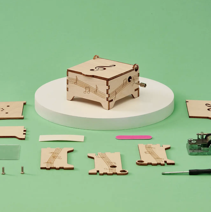 Createkit - Music Box, Educational Stem Toy, Diy Kit