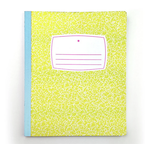 Riso Composition Notebook - Lime