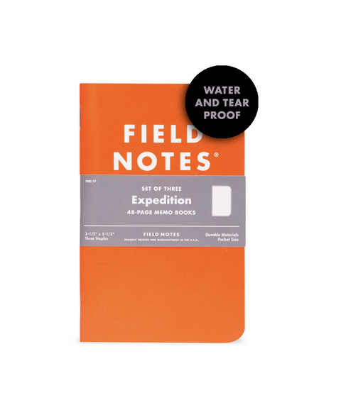 Expedition Waterproof Notebooks - 3pk