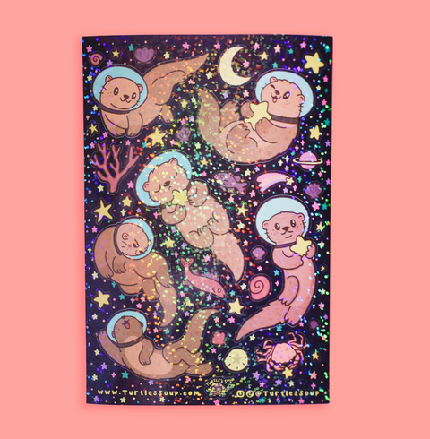 Otter This World Sticker Sheet