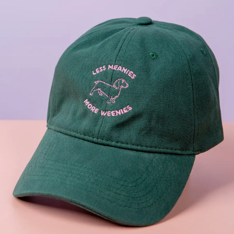 Less Meanies, More Weenies Baseball Dad Hat