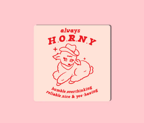Always HORNY sticker | Sticker