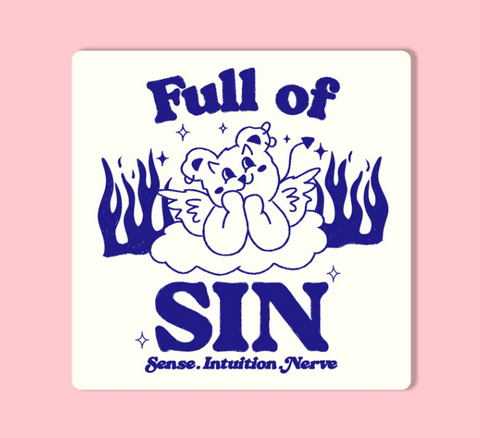 Full of SIN sticker | Sticker