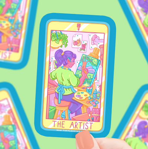 The Artist Tarot Vinyl Sticker