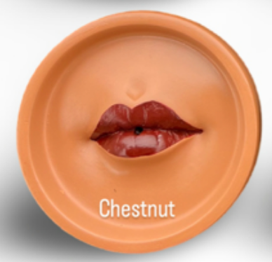 Lips Concrete Incense Burner - Chestnut