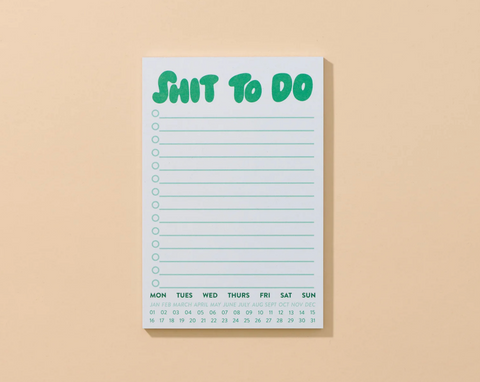 Shit To Do Notepad