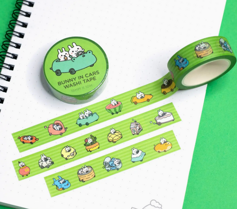 Bunny Cars Washi Tape