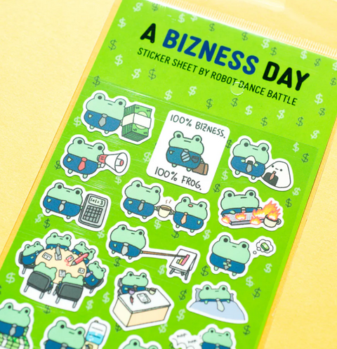 A Bizness Day Planner Sticker Sheet