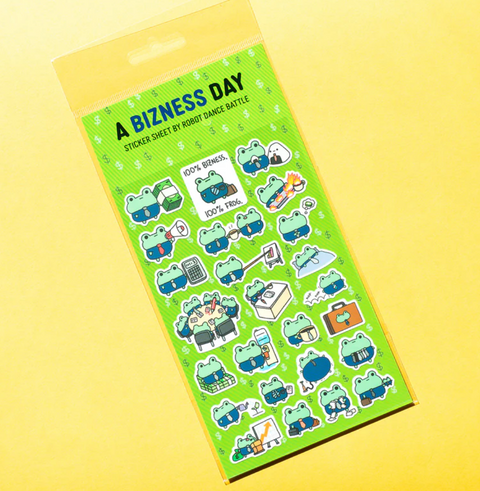 A Bizness Day Planner Sticker Sheet
