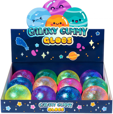 Returning Soon - Galaxy Gummy Globs Squishy Ball