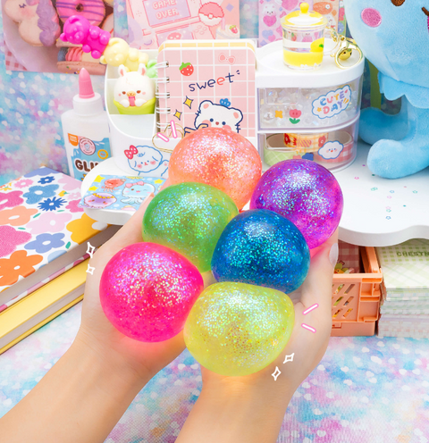 Returning Soon - Galaxy Gummy Globs Squishy Ball