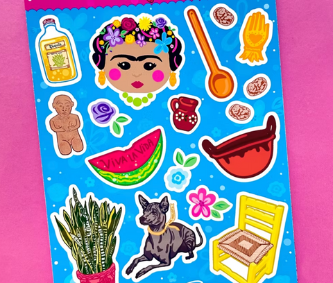 La Casa Azul Sticker Sheet