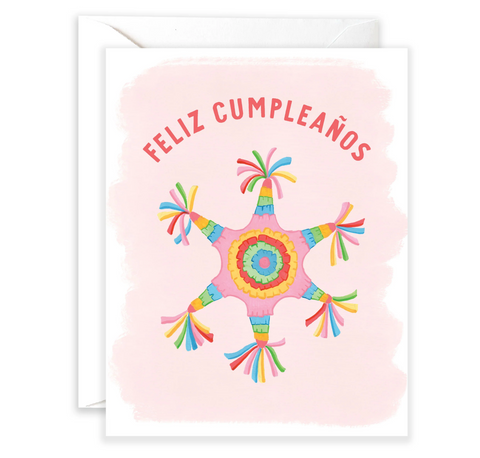 Feliz Cumpleaños Piñata Greeting Card