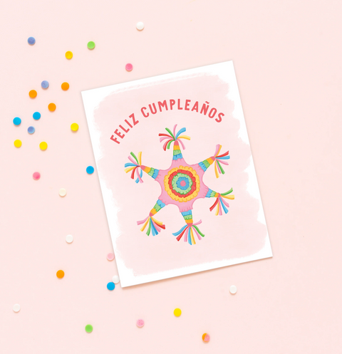 Feliz Cumpleaños Piñata Greeting Card