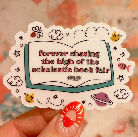 Scholastic Book Fair High Sticker