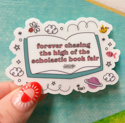 Scholastic Book Fair High Sticker