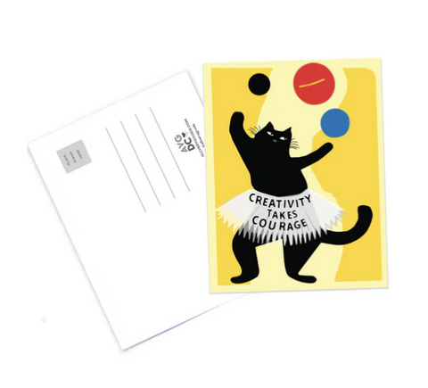 Creativity Takes Courage - Postcard