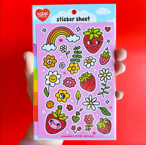Strawbebby Sticker Sheet