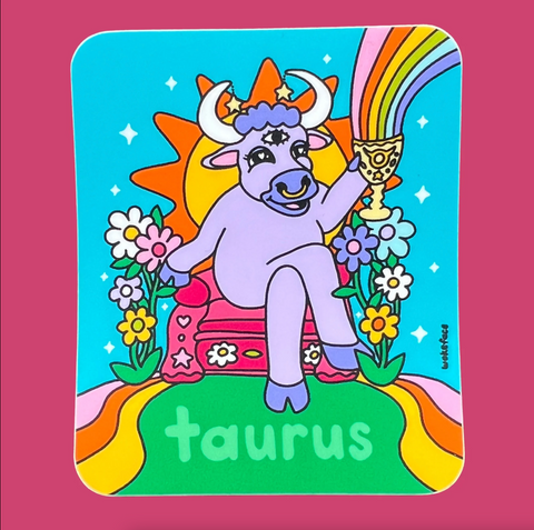 Zodiac Taurus Sticker