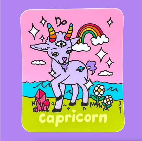 Zodiac Capricorn Sticker