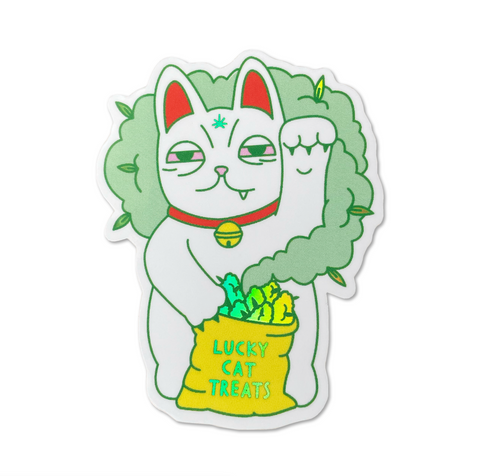 Lucky Cat Sticker