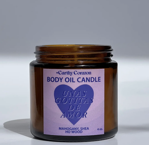 Body Oil Candle