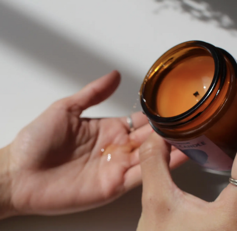 Body Oil Candle