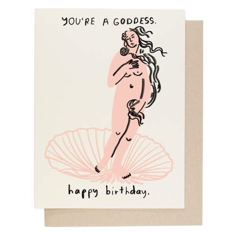 Goddess Birthday Card