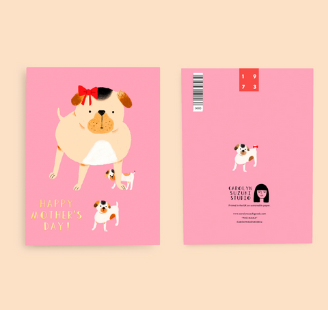 Pug Mama - Mother's Day Card