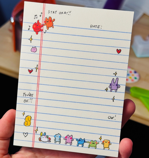 Notebook Paper Memo Pad !!!!!!!!!