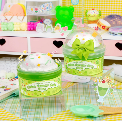 Melon Creamy Soda 2 Slimes in 1