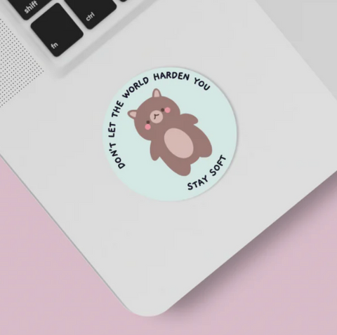 Stay Soft vinyl sticker