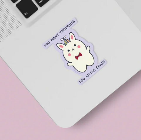 Too Little Brain Vinyl sticker