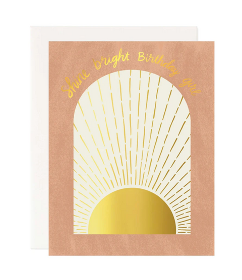 Shine Bright Birthday Card