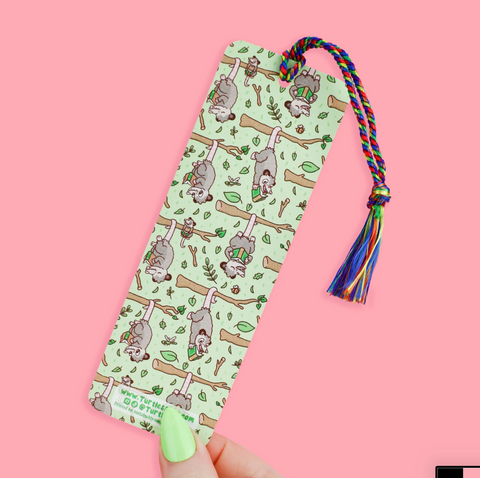 Reading is Opossum Bookmark