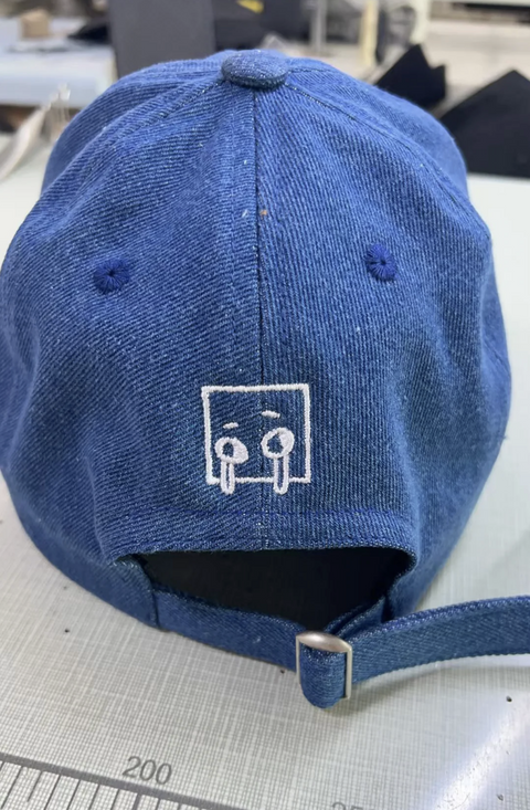 SORRY: Denim baseball cap