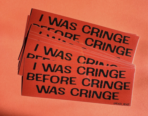Cringe Sticker