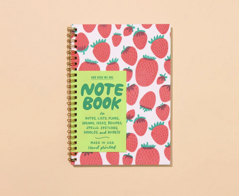 Strawberries A5 Notebook