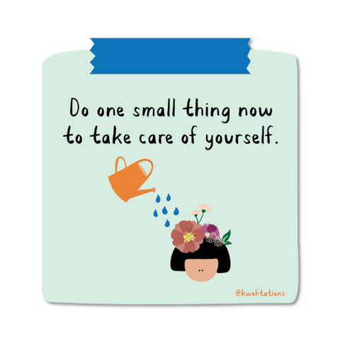 Do One Small Thing Now Sticker