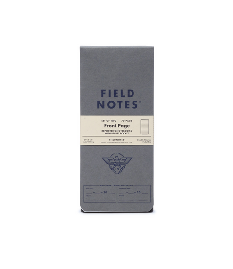 Front Page 2 Pack - Reporter's Notebook